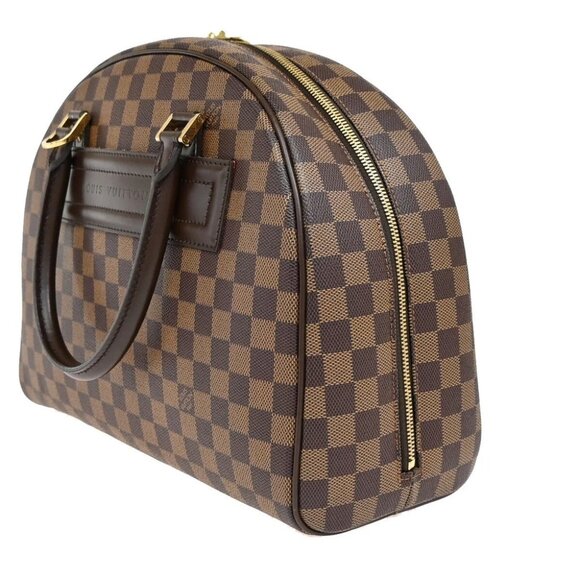 LOUIS VUITTON Nolita Hand Bag Damier Ebene Leather Brown France - Picture 4 of 16
